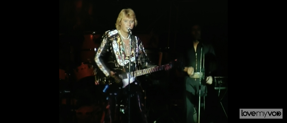 JOHNNY HALLYDAY PAVILLON DE PARIS (1979) de Nano Pucci